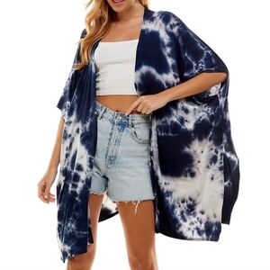 Tie-Dye Kimono Jacket